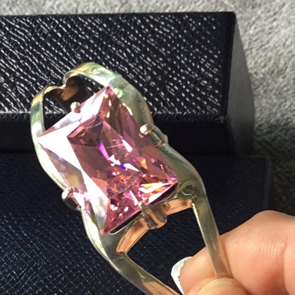 SOLD 💚💕💕💕SOLD💕💕💕💕Gorgeous 925 Design Pink Kunzite Mexican Bracelet - Picture 2 of 15